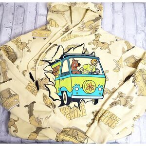 Yellow Scooby Doo Hooded Sweatshirt Size 7/9